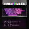 imageEPOMAKER EK68 65 Wireless Gaming Keyboard Hot Swappable Gasket Mechanical Keyboard with Metal Knob Bluetooth 5024Ghz WirelessUSBC Wired Custom Keyboard Black Purple Flamingo SwitchBlack Purple