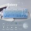 imageEPOMAKER Galaxy70 Wireless Gaming Keyboard 75 Aluminium Mechanical Keyboard Bluetooth 5024GHzUSBC Wired Programmable Hot Swappable for PCMacOfficeGaming Blue Petal SwitchBlue
