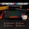 imageEPOMAKER HE68 Hall Effect Keyboard 8000hz Polling 001mm Adjustable Trigger 0125ms Latency Creamy Gasket Snap Key SOCD RGB Wired Magnetic Gaming Keyboard for MacPC WhiteBlack