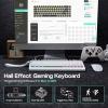 imageEPOMAKER HE68 Lite Hall Effect Gaming Keyboard 8k Polling ampamp 128K Scan Rate 0005mm Adjustable Trigger 0125ms Latency 5Layer SoundDampened Snap Key SOCD ARGB Wired Mac Software BlackWhite
