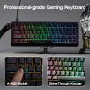 imageEPOMAKER HE68 Lite Hall Effect Gaming Keyboard 8k Polling ampamp 128K Scan Rate 0005mm Adjustable Trigger 0125ms Latency 5Layer SoundDampened Snap Key SOCD ARGB Wired Mac Software BlackBlack