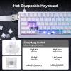 imageEPOMAKER HE68 Lite Hall Effect Gaming Keyboard 8k Polling ampamp 128K Scan Rate 0005mm Adjustable Trigger 0125ms Latency 5Layer SoundDampened Snap Key SOCD ARGB Wired Mac Software BlackWhite