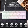 imageEPOMAKER HE68 Lite Hall Effect Gaming Keyboard 8k Polling ampamp 128K Scan Rate 0005mm Adjustable Trigger 0125ms Latency 5Layer SoundDampened Snap Key SOCD ARGB Wired Mac Software BlackWhite