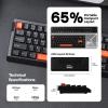 imageEPOMAKER HE68 Lite Hall Effect Gaming Keyboard 8k Polling ampamp 128K Scan Rate 0005mm Adjustable Trigger 0125ms Latency 5Layer SoundDampened Snap Key SOCD ARGB Wired Mac Software BlackBlack Red