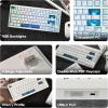 imageEPOMAKER HE80 Hall Effect Gaming Keyboard 8K Polling ampamp 32K Scan Creamy Gasket DKS SOCD HotSwappable RGB Backlit Wired Gaming Keyboard for PC ampamp Mac BlackWhite