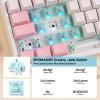 imageEPOMAKER TH108 Full Size Mechanical Keyboard Wireless Gaming Keyboard with 8000mAh Battery Creamy Gasket 108 Keys Hot Swap Custom Driver RGB Backlight BlueampampWhite Sea Salt SilentPink
