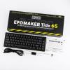 imageEPOMAKER Tide65 Upgraded QMKVIA Wireless Gaming Keyboard 65 Aluminum Mechanical Keyboard Programmable Creamy Keyboard with FR4 Plate Bluetooth24GhzUSBC RGB Backlit BlueBlack