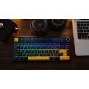 imageEPOMAKER x Aula F75 Gasket Mechanical Keyboard 75 Wireless Hot Swappable Gaming Keyboard with FiveLayer PaddingampampKnob Bluetooth24GHzUSBC RGB Light Blue LEOBOG Reaper SwitchBlack