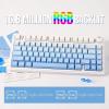 imageEPOMAKER x Aula F75 Gasket Mechanical Keyboard 75 Wireless Hot Swappable Gaming Keyboard with FiveLayer PaddingampampKnob Bluetooth24GHzUSBC RGB Light Blue LEOBOG Reaper SwitchBlue Gradient