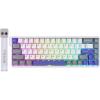 imageEPOMAKER Aula WIN68 HE Magnetic Keyboard with Adjustable Actuation Hall Effect Switches 65 Wired Compact Keyboard 8000 Hz Polling Rate HotSwappable BlackGreyWhiteBlue