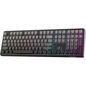 imageEPOMAKER TH108 Full Size Mechanical Keyboard Wireless Gaming Keyboard with 8000mAh Battery Creamy Gasket 108 Keys Hot Swap Custom Driver RGB Backlight BlueampampWhite Sea Salt SilentBlack