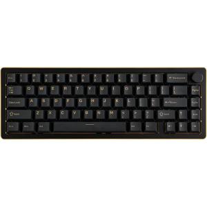imageEPOMAKER Tide65 Upgraded QMKVIA Wireless Gaming Keyboard 65 Aluminum Mechanical Keyboard Programmable Creamy Keyboard with FR4 Plate Bluetooth24GhzUSBC RGB Backlit BlueBlack