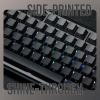imageEPOMAKER 133Key DoubleShot SidePrinted PBT Keycap Set for Mechanical Gaming Keyboard Compatible with ANSIISO Layout MXClone Switches GateronKailhEpomaker Switch Sky Blue Cherry ProfileSmokey Grey