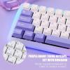 imageEPOMAKER Bunny 134 Keys Cherry Profile PBT Dye Sublimation Keycaps Set for Mechanical Gaming Keyboard Compatible with Cherry Gateron Kailh Otemu MX Structure