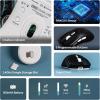 imageEPOMAKER Click Lite Wireless Gaming Mouse 800 to 12000 DPI Adjustable PAW3311 Sensor 500mAh 59g 24GBTUSBC Rechargeable Wireless Mouse with 5 Programmable Buttons for PCMacLinux WhiteBlack