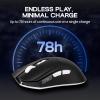 imageEPOMAKER Click Lite Wireless Gaming Mouse 800 to 12000 DPI Adjustable PAW3311 Sensor 500mAh 59g 24GBTUSBC Rechargeable Wireless Mouse with 5 Programmable Buttons for PCMacLinux WhiteBlack