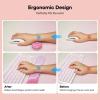 imageEPOMAKER CloudGel Wrist Rest for Keyboard and Mouse 2 Pieces Silicone Wrist Support AntiSlip Rubber Bottom Ergonomic Design Suitable for OfficeComputerLaptopGaming GreenPink