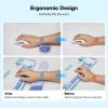 imageEPOMAKER CloudGel Wrist Rest for Keyboard and Mouse 2 Pieces Silicone Wrist Support AntiSlip Rubber Bottom Ergonomic Design Suitable for OfficeComputerLaptopGaming GreenBlue
