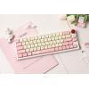 imageEPOMAKER Cream Bunny PBT Keycaps Set MOA Profile 141 Keys Dye Sublimation Keycaps for Mechanical Gaming Keyboard Compatible with ANSIISO Layout Cherry MX SwitchCream Bunny