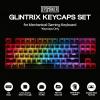 imageEPOMAKER Glintrix PBT Shine Through Keycaps Arris ampamp Keys Backlit Double Shot Cherry Profile 607596Full Size Custom Keyboard Keycaps Set for Mechanical Gaming Keyboard WhiteWhite