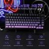 imageEPOMAKER HE75 Mag Wireless Gaming Keyboard with Hall Effect Switch and Changeable Knob Module Rapid Fast Magnetic Keyboard with Adjustable Trigger USBC24GBluetooth RGB Backlit Black PurpleBlack Purple