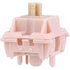 imageEPOMAKER Nude Rosa 40gf Silent Gaming Keyboard Switches 21mm Spring 5Pin PreLubed Switch 35 PCS with PC Case UPE Stem Compatible with MX Keycaps for Mechanical Keyboard Nude RosaNude Rosa