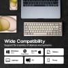 imageEPOMAKER P65 QMKVIA Wireless Aluminum Gaming Keyboard GasketMount Bluetooth24GhzUSBA to C Hot Swappable NKey Rollover for MacPCPSXbox Khaki Wisteria Linear SwitchKhaki