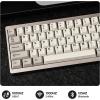 imageEPOMAKER P65 QMKVIA Wireless Aluminum Gaming Keyboard GasketMount Bluetooth24GhzUSBA to C Hot Swappable NKey Rollover for MacPCPSXbox Khaki Wisteria Linear SwitchKhaki