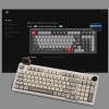 imageEPOMAKER RT100 97 Keys Gasket BT5024GUSBC Mechanical Keyboard with Customizable Display Screen Knob Hot Swappable Socket 5000mAh Battery for WinMacRT100 Grey Wisteria Linear SwitchRT100 Retro