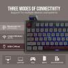 imageEPOMAKER RT100 97 Keys Gasket BT5024GUSBC Mechanical Keyboard with Customizable Display Screen Knob Hot Swappable Socket 5000mAh Battery for WinMacRT100 Grey Wisteria Linear SwitchRT100 Grey