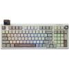 imageEPOMAKER RT100 97 Keys Gasket BT5024GUSBC Mechanical Keyboard with Customizable Display Screen Knob Hot Swappable Socket 5000mAh Battery for WinMacRT100 Grey Wisteria Linear SwitchRT100 Retro