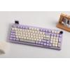 imageEPOMAKER RT100 97 Keys Gasket BT5024GUSBC Mechanical Keyboard with Customizable Display Screen Knob Hot Swappable Socket 5000mAh Battery for WinMacRT100 Grey Wisteria Linear SwitchRT100 Purple