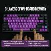 imageEPOMAKER TH80 SE Gasket 75 Mechanical Keyboard NKRO Hot Swappable RGB 24Ghz Bluetooth 50 Wired Gaming Keyboard with PoronEVA Foam 4000mah Battery Black Purple Bluebird Switch
