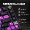 imageEPOMAKER TH80 SE Gasket 75 Mechanical Keyboard NKRO Hot Swappable RGB 24Ghz Bluetooth 50 Wired Gaming Keyboard with PoronEVA Foam 4000mah Battery Black Purple Bluebird Switch