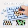 imageEPOMAKER Tide65 QMKVIA Wireless Gaming Keyboard 65 Aluminum Mechanical Keyboard Programmable Creamy Keyboard Bluetooth24GhzUSBC with FR4 Plate for WinMac Black Lemon SwitchBlue