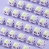 imageEPOMAKER Wisteria 39gf Linear Mechanical Keyboard Switches Set 5 Pin Factory Lubed 100 Pieces Keyboard Switches with POM PTFE Stem 204mm Spring Compatible with MX Keycaps for Gaming Keyboard DIY