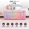 imageEPOMAKER X Aula F75 75 Wireless Gaming Keyboard Bluetooth24GHzUSBC Hot Swappable Creamy Mechanical Keyboard with 5Layer PaddingampampKnob NKRO RGB PinkPink