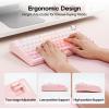 imageEPOMAKER X Aula F75 75 Wireless Gaming Keyboard Bluetooth24GHzUSBC Hot Swappable Creamy Mechanical Keyboard with 5Layer PaddingampampKnob NKRO RGB PinkPink