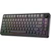 imageEPOMAKER EA75 75 RGB Gaming Mechanical Keyboard 24GHzTypeCBT Creamy Wireless Keyboard with Knob Shine Through PBT Keycaps Hot Swappable for Gamers Black Gradient Reaper SwitchBlack Gradient
