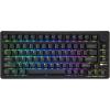 imageEPOMAKER QK81 75 Wireless Mechanical Gaming Keyboard QMKVIA Programmable and HotSwappable 81 Keys with Metal Knob 24GhzBTUSB Creamy GasketMount RGB Backlight Black Wisteria SwitchBlack