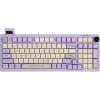 imageEPOMAKER RT100 97 Keys Gasket BT5024GUSBC Mechanical Keyboard with Customizable Display Screen Knob Hot Swappable Socket 5000mAh Battery for WinMacRT100 Grey Wisteria Linear SwitchRT100 Purple