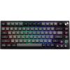 imageEPOMAKER TH80 SE Gasket 75 Mechanical Keyboard NKRO Hot Swappable RGB 24Ghz Bluetooth 50 Wired Gaming Keyboard with PoronEVA Foam 4000mah Battery Black Silver Budgerigar Switch