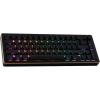 imageEPOMAKER Tide65 QMKVIA Wireless Gaming Keyboard 65 Aluminum Mechanical Keyboard Programmable Creamy Keyboard Bluetooth24GhzUSBC with FR4 Plate for WinMac Black Lemon SwitchBlack