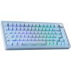 imageEPOMAKER Tide75 Upgraded QMKVIA 75 Wireless Aluminum Mechanical Keyboard HotSwap Creamy Gaming Keyboard with FR4 Plate Bluetooth24GhzUSBC RGB Backlit NKRO BlueBlue