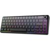 imageEPOMAKER X Aula F65 PRO Wireless Mechanical Gaming Keyboard HotSwap 5Layer Padding Creamy Gasket Knob and ShineThrough PBT Keycap RGB BT24GHzUSBC Black Topographic Icesoul SwitchGradient Grey