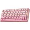 imageEPOMAKER X Aula F75 75 Wireless Gaming Keyboard Bluetooth24GHzUSBC Hot Swappable Creamy Mechanical Keyboard with 5Layer PaddingampampKnob NKRO RGB PinkPink