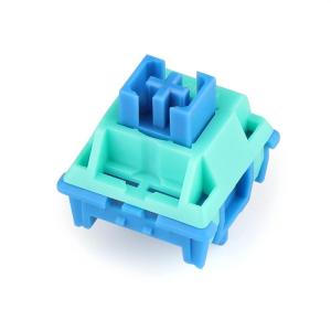 imageEPOMAKER Bluebird 47gf Linear Mechanical Keyboard Switches Set 100 Pieces 35gf Initial Force 5pin Factory Lubed Switch with POM Stem PC Nylon Housing 22mm Dual Spring for Gaming DIY Keyboard