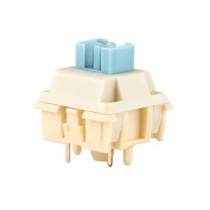 imageEPOMAKER Budgerigar 35 Pieces 47gf Tactile Mechanical Keyboard Switches Set 55gf Initial Force Factory Lubed Switch with POM Stem Dual Spring Nylon Housing for Gaming DIY Keyboard