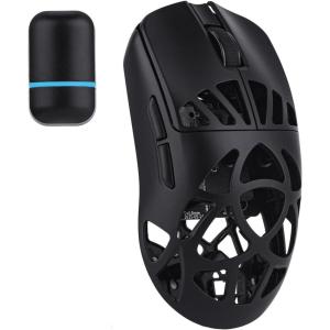 imageEPOMAKER Carbon X Wireless Gaming Mouse 400 to 30000 DPI Adjustable PAW3950 Sensor 50g Lightweight Carbon Fiber Shell 24GBTUSBC Rechargeable Wireless Mouse for PCMacLinux BlackBlack