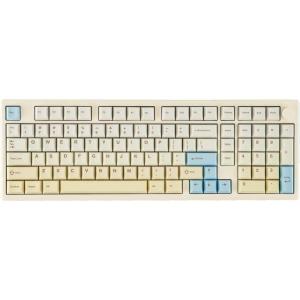 imageEPOMAKER Galaxy100 Lite QMKVIA Gaming Keyboard with 8000mAh Battery and Numpad 1800 Aluminum Mechanical Keyboard USBCBT24Ghz HotSwap Creamy Sound Black Marble White SwitchCreamy White